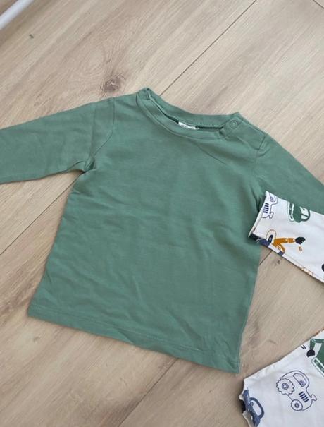 2ks tričiek 2-4mesiacov, h&m,68