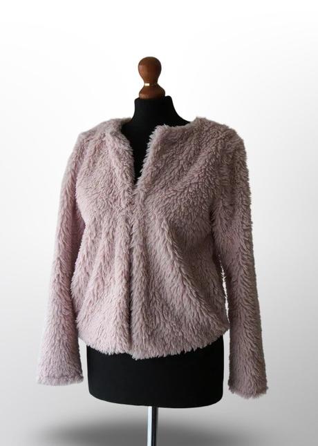 Plyšová bundička/mikina, h&m,s