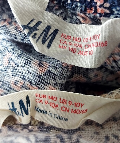 2 kvetinové overaly h&m, h&m,140