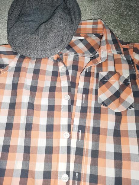 Detská košeľa + baretka, pepco,80