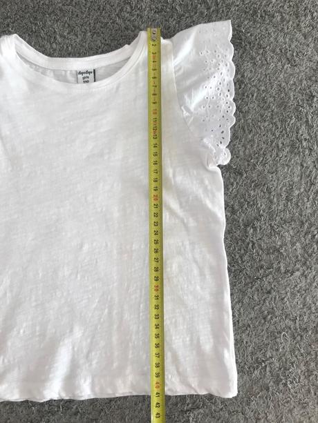 Biele letne tričko v.110, dopodopo,110