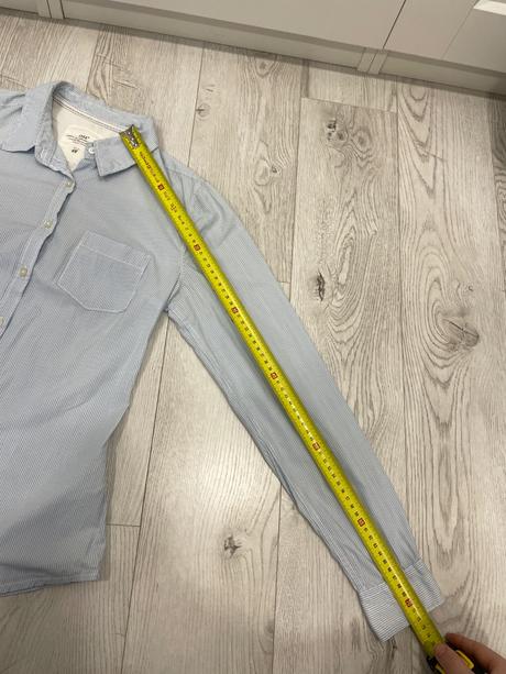Pásikavá slim košeľa, h&m,36