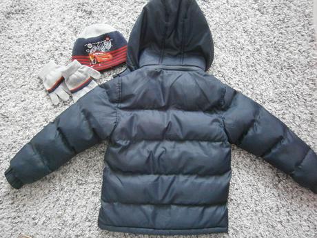 Bunda s čiapkou a rukavicami 122/128, disney,122