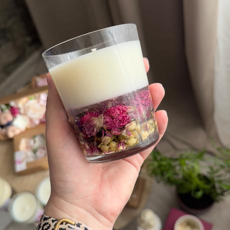 Sviečky zo sojoveho a geloveho vosku,