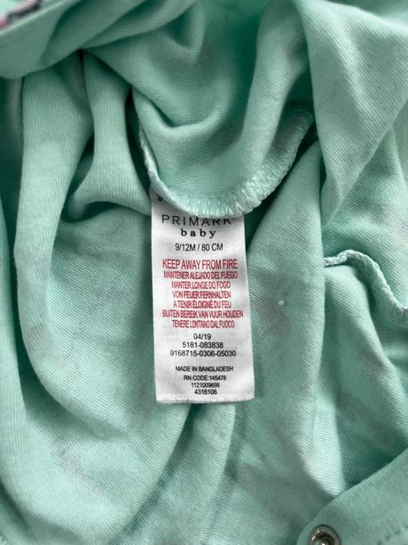 Dlhorukávový overal pre malú morskú vílu, primark,80