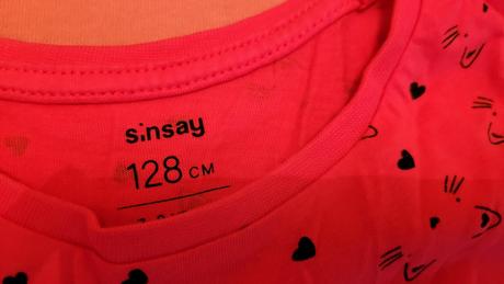 Trička sinsay - 2 kusy - veľ.128-super stav, sinsay,128