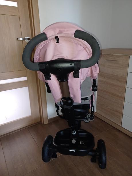Predám detskú trojkolku kinderkraft spinstep pink, kinderkraft