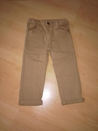 Svetlo hnedé nohavice 2-3r., 98
