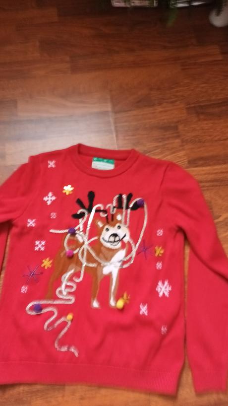 Vianočný svetrík so sobíkom, 158