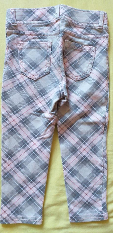 Kárované džegíny, h&m,92