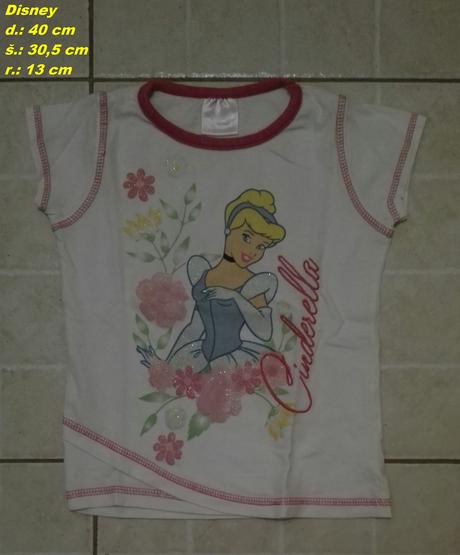Tričko s princeznou, disney,104