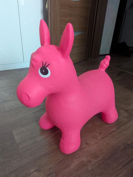 Skákací gumený somárik / hopsadlo, 