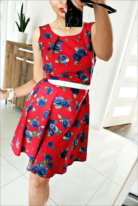 Letné kvetinové šaty, m