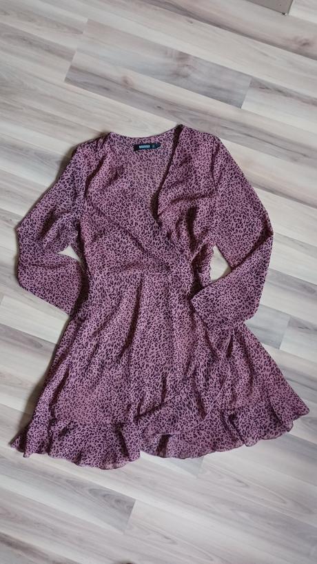Vzorované šaty s jemným leopardím vzorom, l