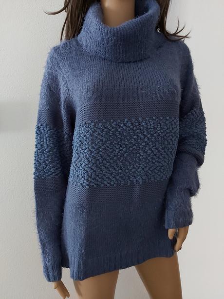 Dámsky sveter s rolákom, bonprix,xl
