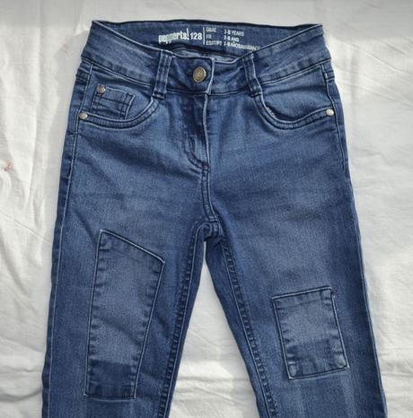 Záplatové rifliky v 128 super stav, pepperts,128