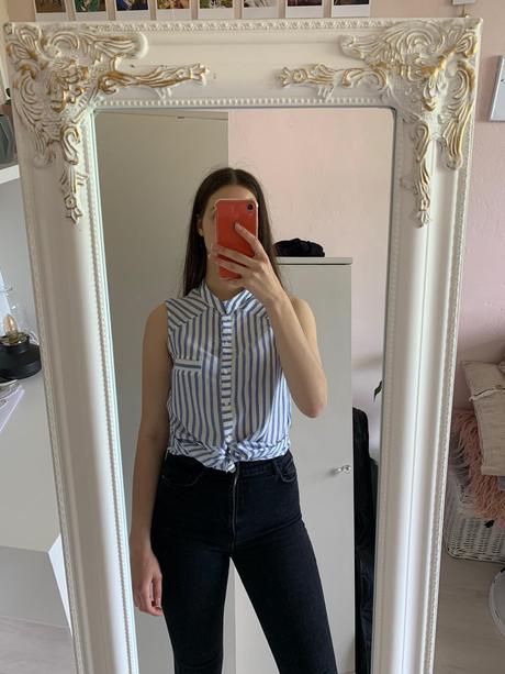 Blúzka so zaväzovaním, mango,xs