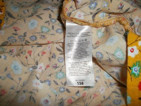 Šaty nepravidelného strihu s volánom cez plecia, pepco,158