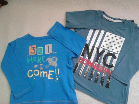 Tričká na doma veľ.12/18 mes., f&f,74