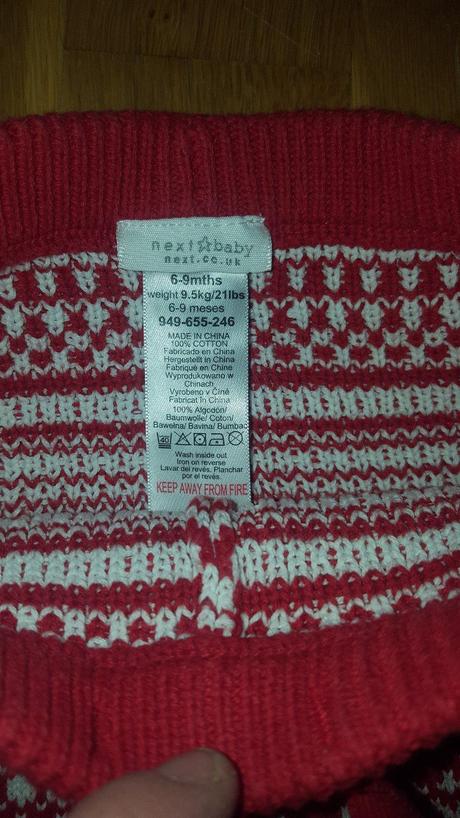 Vlnené nohavičky next 6-9 mes, next,74