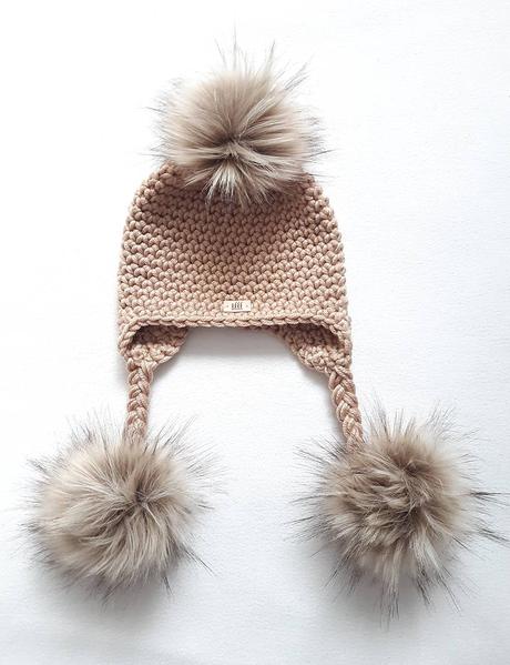 Detská zimná čiapka bŕŕŕ s kožušinkami, 36 - 146