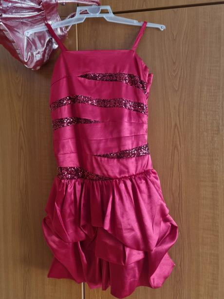 Dievčenské šaty 152 s kabelkou, 152