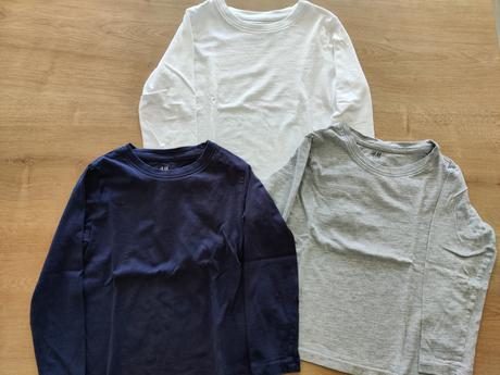 3x basic tričko 98/104, h&m,98