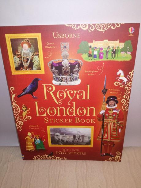 Usborne royal london sticker book, 