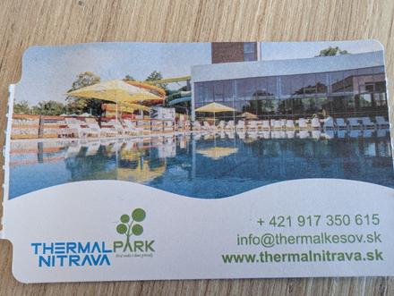 Aquapartk thermal nitrava 4hod vstup, 