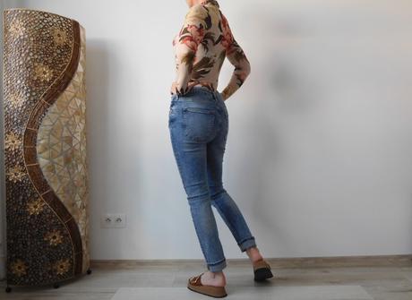 Body kvietkované vzor pružné +rifle,, s