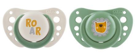 Chicco silikónový cumlík physio forma air zelený 2, chicco