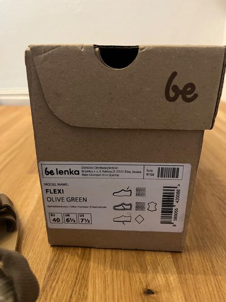 Barefoot sandále flexi olive green, be lenka,40