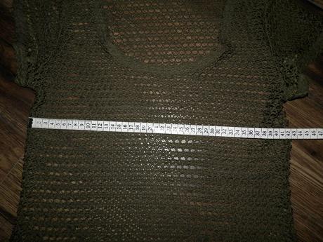 Priehľadný predĺžený zvršok/tunika, 40