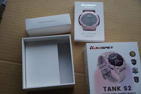 Ružové smartwatch kospet tank s2 pink, 