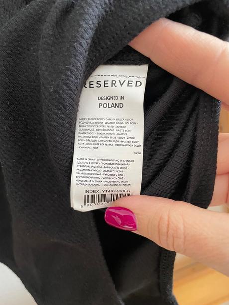 Dámske body reserved veľ.36, reserved,36