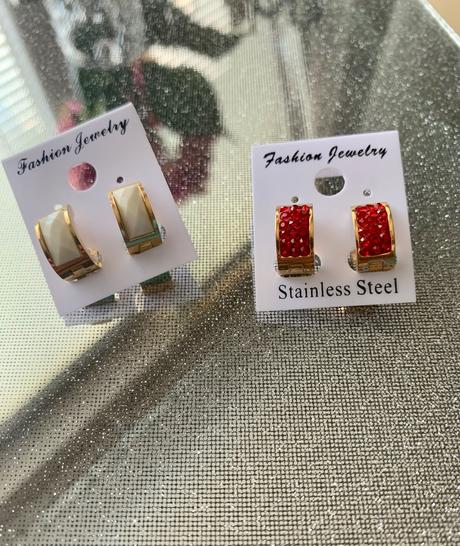 Nové oceľové náušnice - chirurgicka ocel,