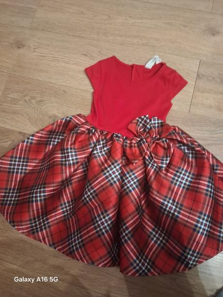 Vianočné šaty nenosené, h&m,116