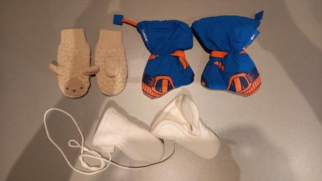 3x rukavice 74, h&m,74