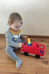 Fisher-Price Little People Hasičské auto