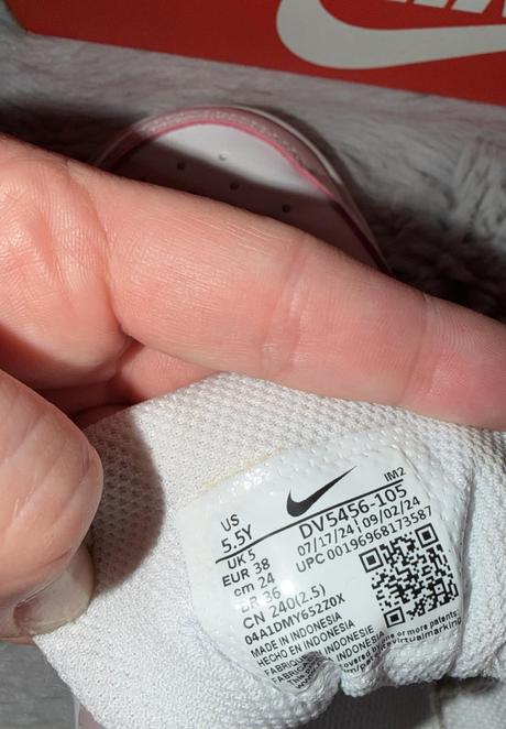 Nike court pink/white foam damske original tenisky, nike,38