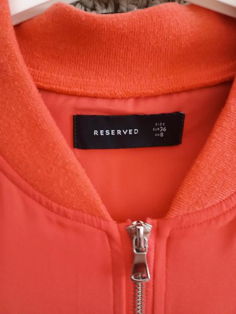 Tenká predĺžená bomber bunda reserved, reserved,s