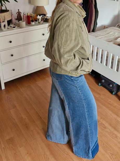 Vintage džínsová bunda, l