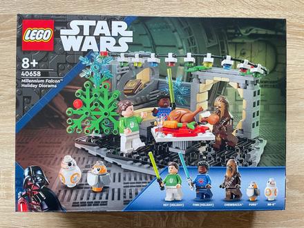 Lego star wars 40658 millennium falcon holiday dio,