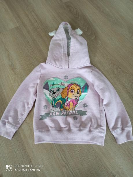 Teplá mikinka pre dievcatko, 110