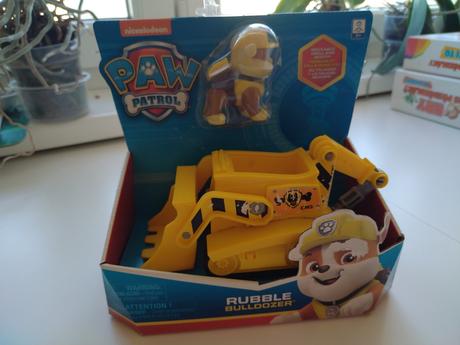 Buldozér s figúrkou rubbla, 