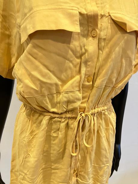 Dámske košeľové šaty horčicové bershka (26), bershka,s