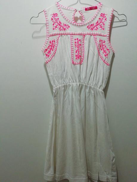 Bavlnené vyšívané letné šaty, young dimension,128