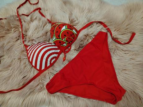 Damske plavky bikiny melon, m