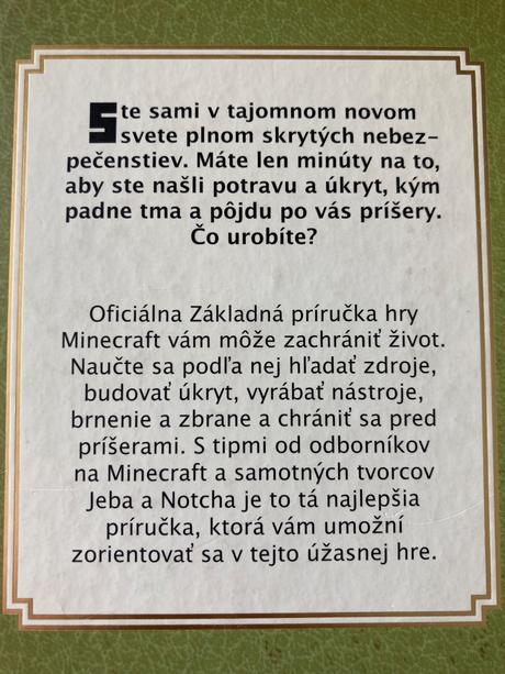 Minecraft - základná príručka, 