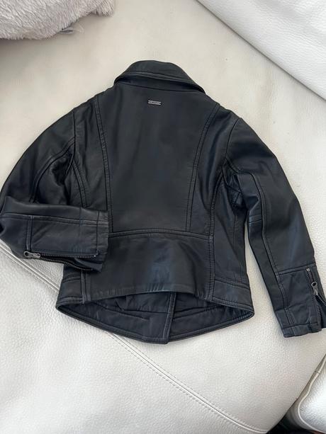 Dkny biker kožená bunda vel.4, dkny,104